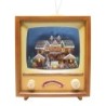 Retro Musical Moving Christmas Gingerbread Television Decoration 20 cm