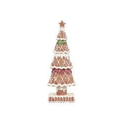 Large Iced Candy Gingerbread Christmas Tree 30 cm of Festive Elegance