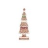Large Iced Candy Gingerbread Christmas Tree 30 cm of Festive Elegance