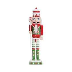 Candy Cane Nutcrackers 38 cm of Sweet Soldier Charm