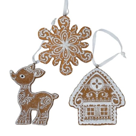 Gingerbread Cookie Tree Decoration Choice of 3 Designs