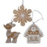Gingerbread Cookie Tree Decoration Choice of 3 Designs