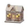 Lighted Gingerbread Toy Store Resin Christmas Village Building 15cm