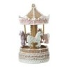 Pastel Gingerbread Carousel Ornament Musical Moving