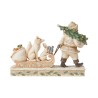 Jim Shore Santa Pulling Sled Figurine