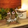 Christmas Three Robins on a Branch Figurine