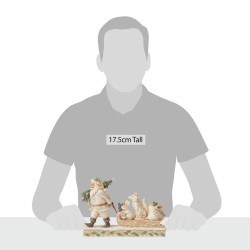Jim Shore Santa Pulling Sled Figurine