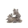 Christmas Reindeer Two Robins Figurine