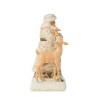 Jim Shore White Woodland Santa with Fawn and Deer Figurine
