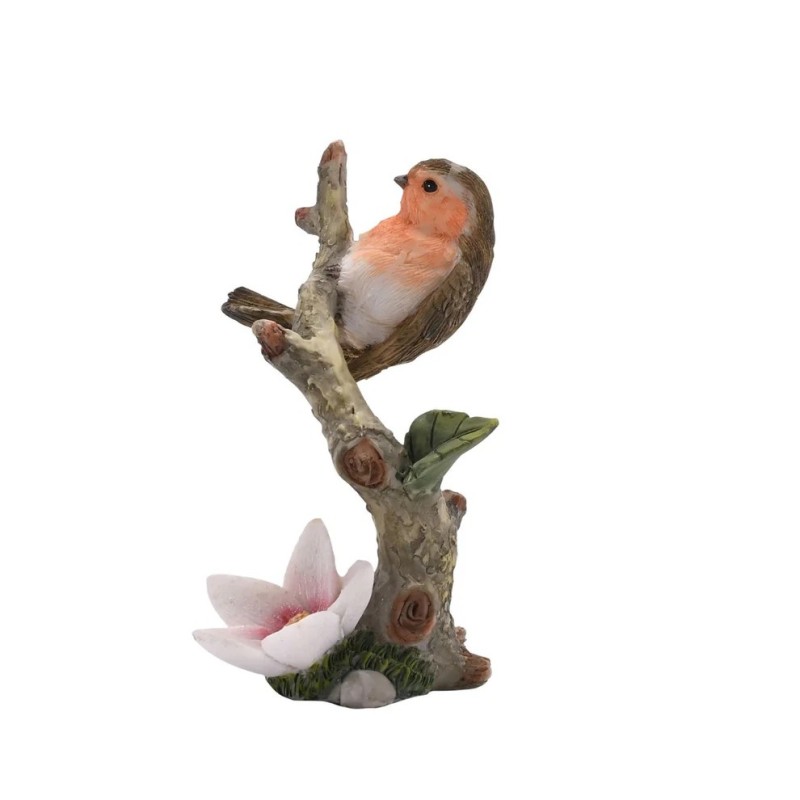 Robin On A Branch Figurine