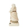 Jim Shore White Woodland Santa with Fawn and Deer Figurine