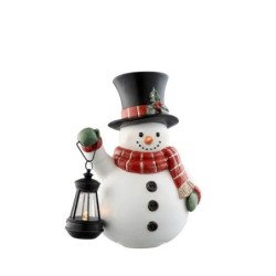 Aynsley LED Snowman Lantern