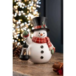 Aynsley LED Snowman Lantern