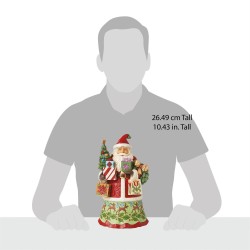 Figurine Père Noël Sacs Cadeaux Jim Shore Heartwood Creek