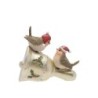 Robins On A Gold Bell Figurine