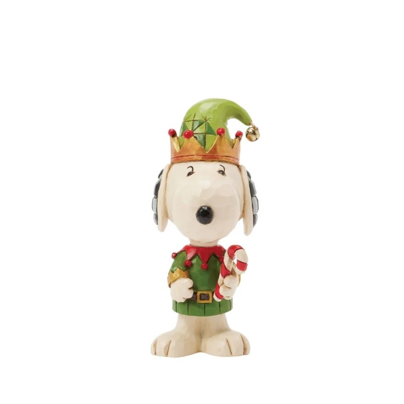 Jim Shore Peanuts Snoopy Christmas Elf Mini Figurine