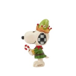 Jim Shore Peanuts Snoopy Christmas Elf Mini Figurine