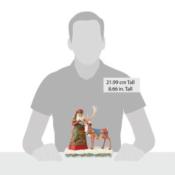 Jim Shore Santa with Reindeer Figurine