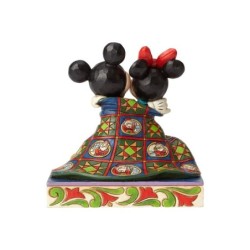 Jim Shore Mickey and Minnie Mouse in Blanket Figurine