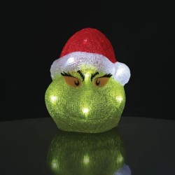 Department 56 Grinch Head Lit Figurine