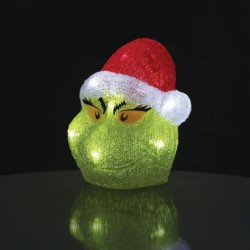 Department 56 Grinch Head Lit Figurine