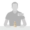 Figurine Wooldland Carved Père Noël Avec Sa Pipe
