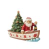 Jim Shore Seas of Giving Santa in a Boat