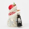 Jim Shore Twinkle Bright Snowman with Oversized Lantern Pint Figurine