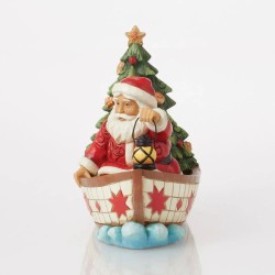 Jim Shore Seas of Giving Santa in a Boat