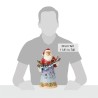 Figurine Père Noël Dans Le Ciel Nocturne