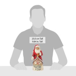 Jim Shore What Child is This Santa Song Series