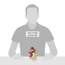 Jim Shore Youe Mean Snow Much to Me Snowman with Red Hat