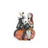 Jim Shore Jack and Sally on a Pumpkin Figurine