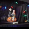 Jim Shore Jack and Sally on a Pumpkin Figurine