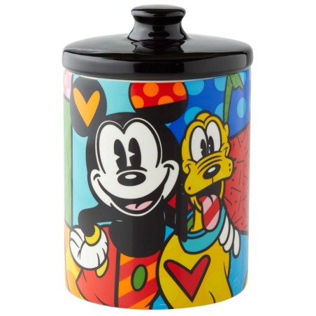 Figurine Boîte À Cookies Mickey Et Pluto Petite Disney Britto