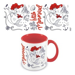 Mug Rouge La Petite Sirène Disney