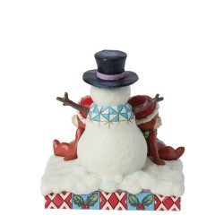 Jim Shore Chip n Dale Snowman Figurine