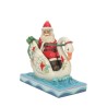 Jim Shore Santa Riding a Swan Figurine