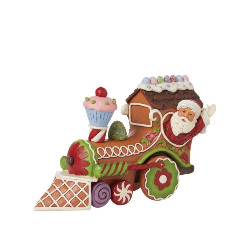 Jim Shore Gingerbread Santa Train