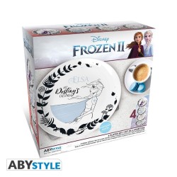 Set De 4 Assiettes La Reine Des Neiges 2 Disney