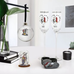 Nightmare Before Christmas Jack and Sally Trinket Box