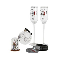 Nightmare Before Christmas Jack and Sally Trinket Box