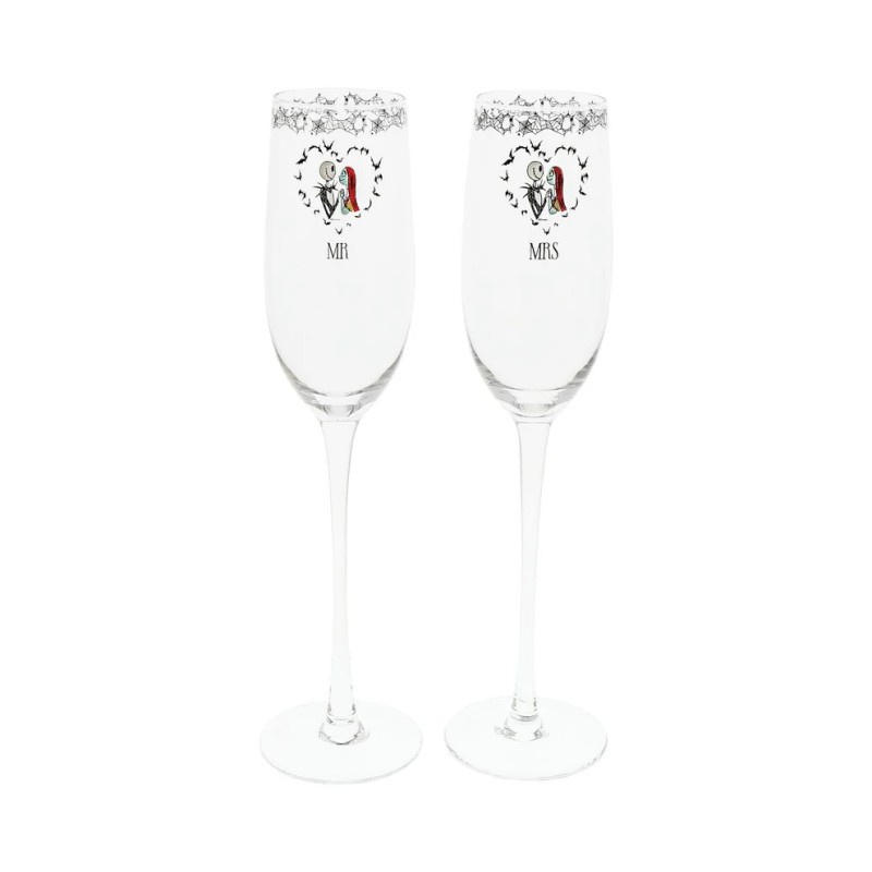 Nightmare Before Christmas Toasting Glasses