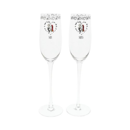 Nightmare Before Christmas Toasting Glasses
