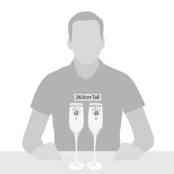 Nightmare Before Christmas Toasting Glasses