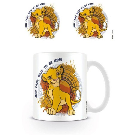 Mug Le Roi Lion "Cant Wait To Be King" Disney