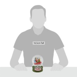 Jim Shore Mickey and Pluto Christmas Snow Globe