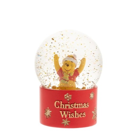 Winnie The Pooh Snowglobe Christmas Wishes