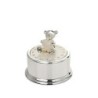 Bambino Silverplated Round Music Box Teddy