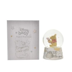 Disney Magical Beginnings Snow Globe Pooh Piglet